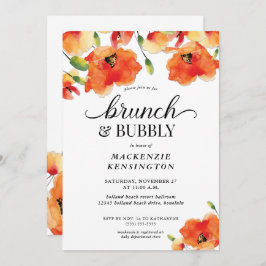 Invitación Dorado brunch brunch bubbly Bridal Shower