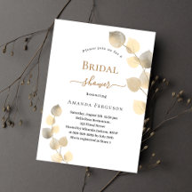 Dorado eucalyptus sprigs Bridal Shower
