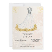 Dorado lujo elegante Glam Bridal Shower