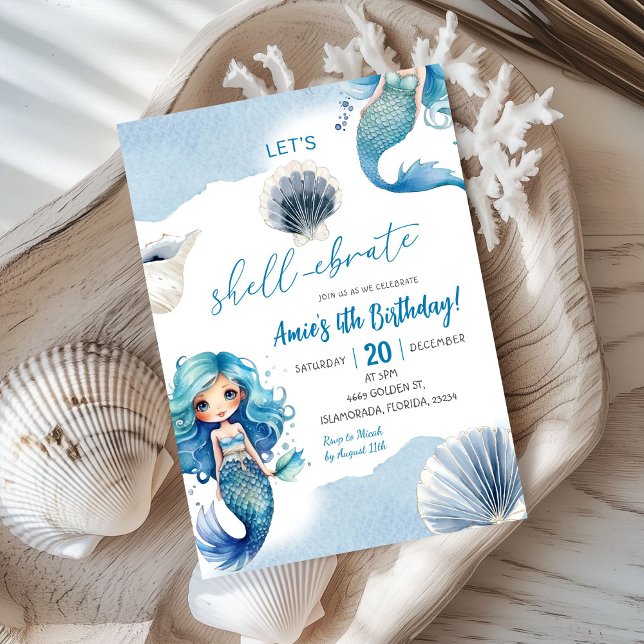 Invitación Dormitorio de la Sirenita Azul (Subido por el creador)