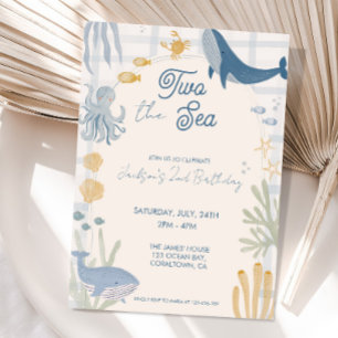 Invitación Dos al Cumpleaños 2 de la Ballena del Mar