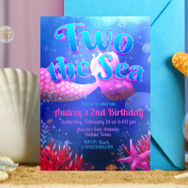 Invitación Dos al Mar - Sirena