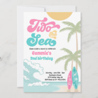 Dos Aniversario De La Playa De Surf Sea Retro