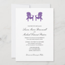 Invitación Dos Bodas Adirondack