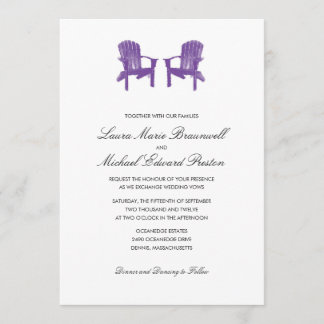 Invitación Dos Bodas Adirondack