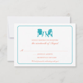 Invitación Dos Cámaras Adirondack RSVP