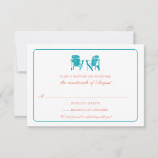 Invitación Dos Cámaras Adirondack RSVP