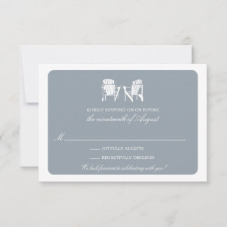 Invitación Dos Cámaras Adirondack RSVP