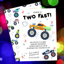 Dos camiones monstruales de coches de niños de seg