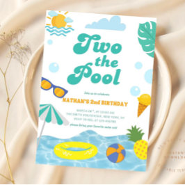 Invitación Dos chispas de verano de cumpleaños