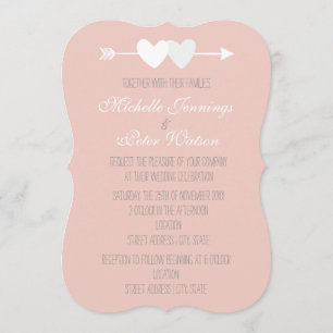 Invitación Dos corazones