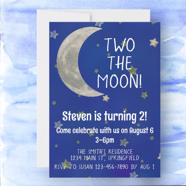 Invitación Dos cumpleaños de la Luna (Subido por el creador)
