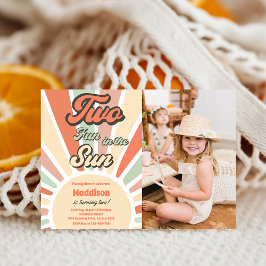 Invitación Dos Divertidas En El Sol Sunshine Foto De Segundo