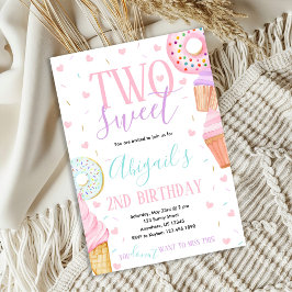 Invitación DOS Dulces 2do Cumpleaños