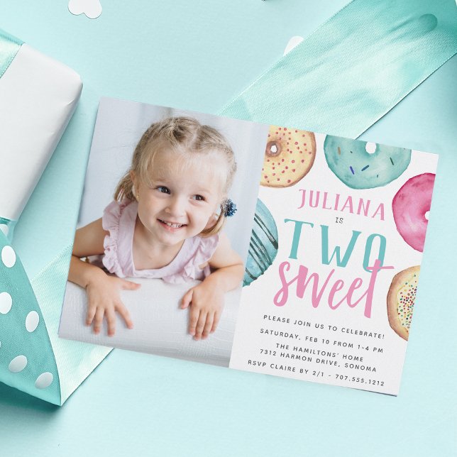 Invitación Dos dulces | Foto del Fiesta del segundo cumpleaño (Subido por el creador)