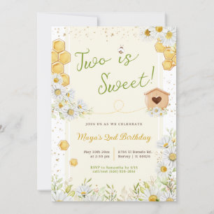 Invitación Dos es el Fiesta del segundo cumpleaños de Sweet B