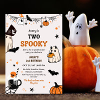 Dos espeluznantes fantasmas de cumpleaños de Hallo