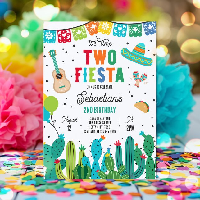 Invitación Dos Esta Fiesta Mexicana Segunda Fiesta de Cumplea (Subido por el creador)