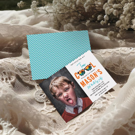 Invitación Dos Fiestas del segundo cumpleaños de Guay Boy