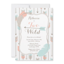 Dos Flechas tribales silvestres color rosa del seg