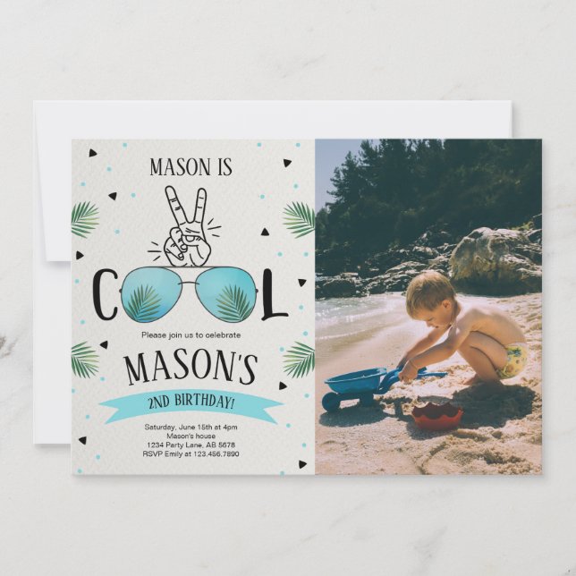 Invitación Dos fotos de Guay (Anverso)