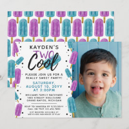 Invitación DOS FRESCO Cumpleaños número 2 de niño Paleta de H