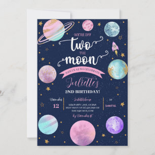 Invitación Dos La Luna