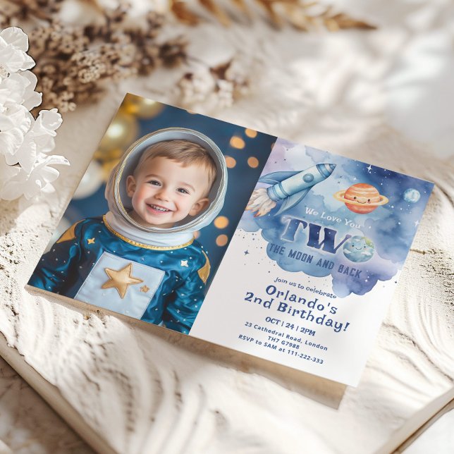 Invitación Dos la luna y la espalda foto del espacio Segundo  (Subido por el creador)