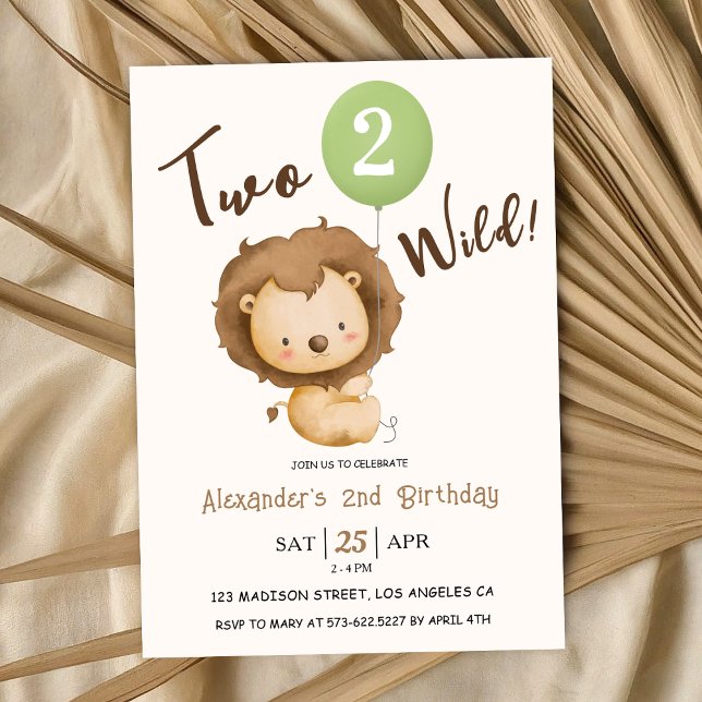 Invitación Dos machos salvajes Segundo Aniversario de León Sa (Subido por el creador)