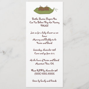 Invitación Dos margaritas en un podo