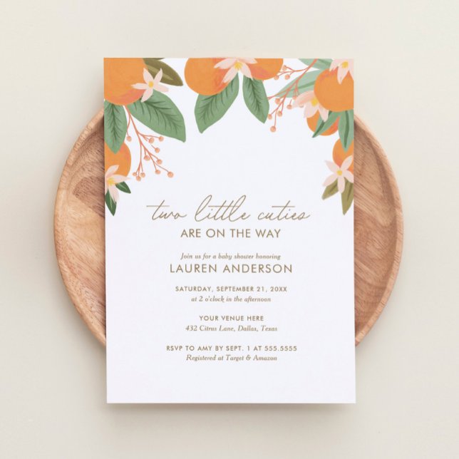 Invitación Dos pequeñas ciudades en el camino del Baby Shower (Subido por el creador)