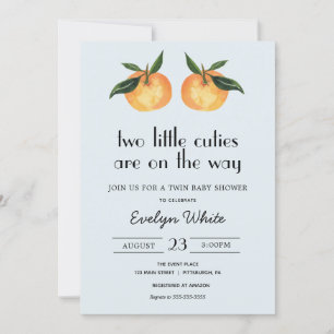 Invitación Dos pequeñas ciudades están en camino al Baby Show