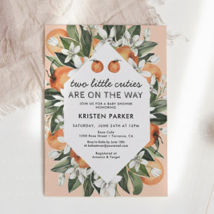 Invitación Dos Pequeñas Ciudades Están En Camino De La Baby S