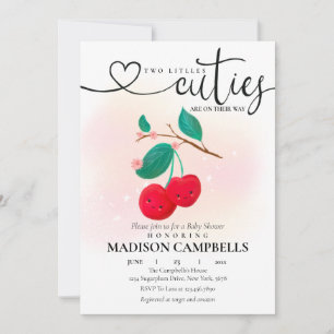 Invitación Dos Pequeñas Ciudades Están En Camino De La Invita