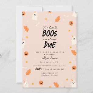 Invitación Dos pequeños abucheos casi se deben a una ducha de