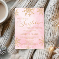 Dos pequeños copos de nieve en Baby Shower