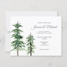 Invitación Dos Pinos Acuarelas