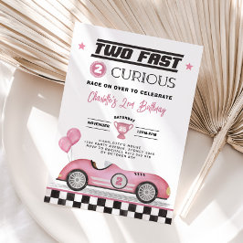 Invitación Dos Rápidos 2 Curiosos Chicas de coches de época r