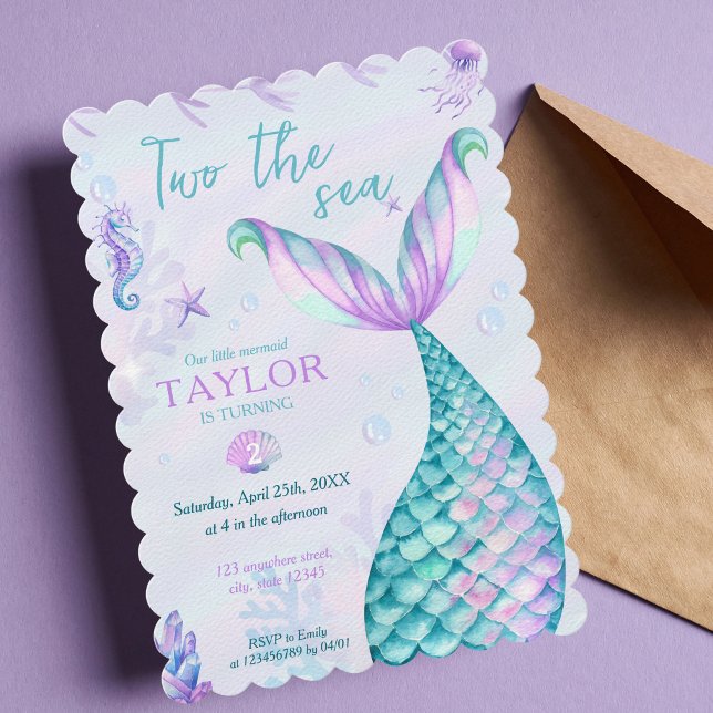 Invitación Dos sirenas de mar (Subido por el creador)
