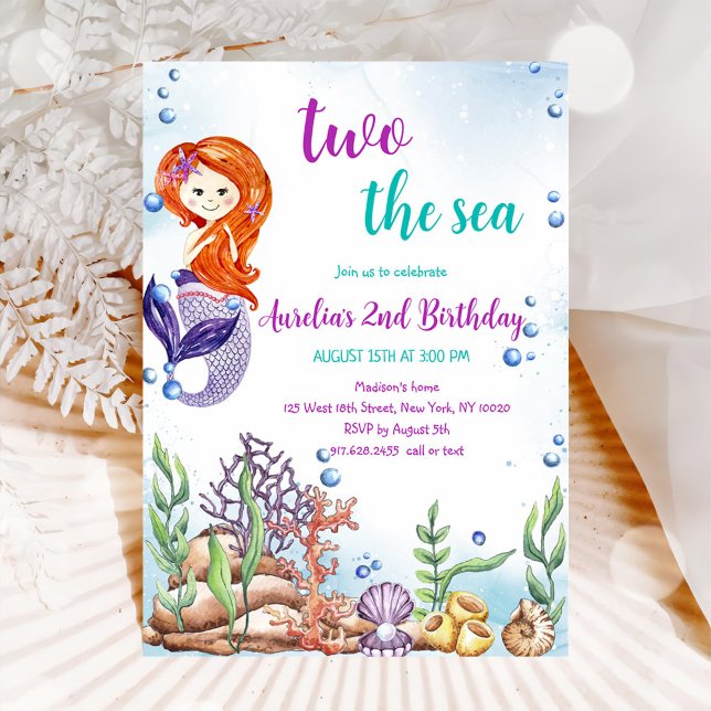 Invitación Dos sirenas de mar (Subido por el creador)