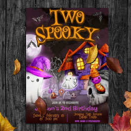 Invitación Dos Sombríos - Segundo Cumpleaños