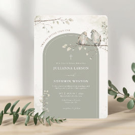 Invitación Dos son mejores que uno boda cristiana