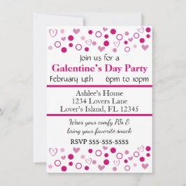 Invitación Dosis Corazón Galentine o Fiesta Día de San Valent