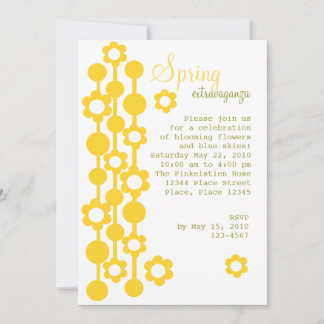 Invitación Dotted Daisies No. 1