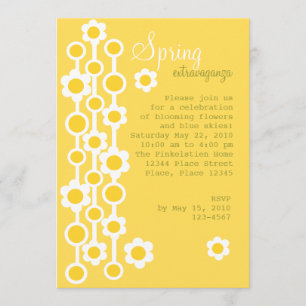 Invitación Dotted Daisies No. 1