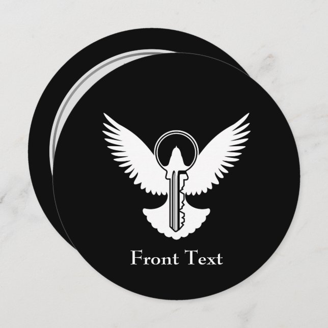 Invitación Dove con clave (Anverso / Reverso)