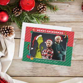 Invitación Dr. Seuss | Foto de familia del Grinch