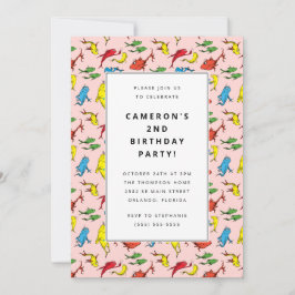 Invitación Dr. Seuss - Un Pescado, Dos Peces | Cumpleaños de 