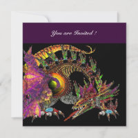 DRAGO violeta morado negro