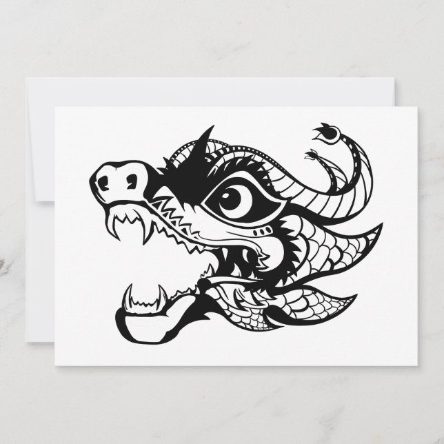 Invitación dragón (Anverso)